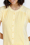 Zivame Batik Bae Knit Pyjama Set - Minion Yellow — thumbnail 5